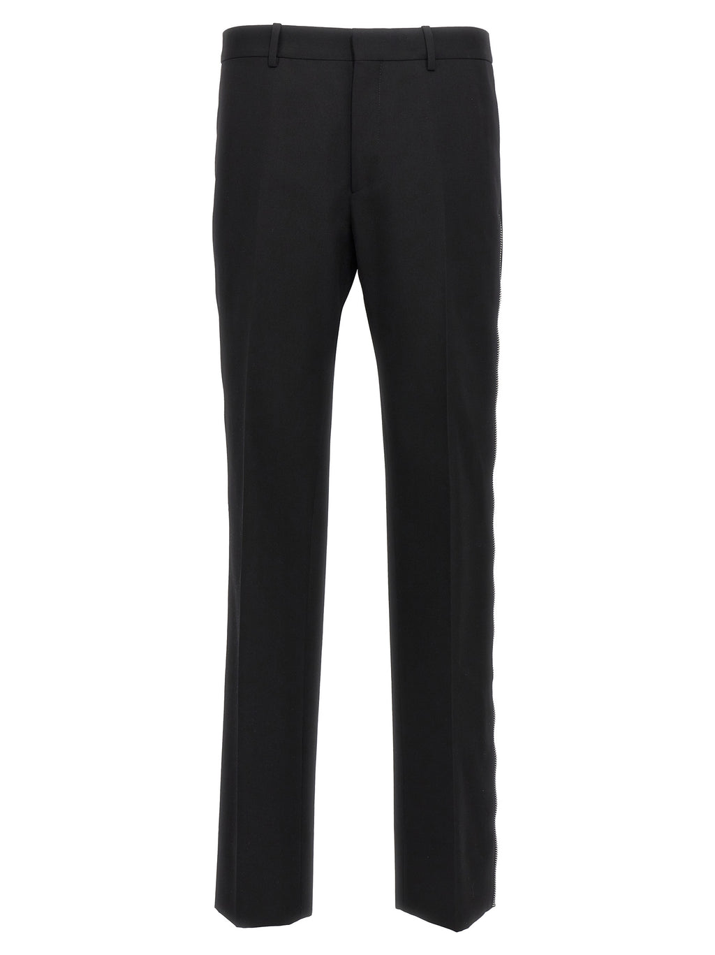 Black Virgin Wool Dress Pants
