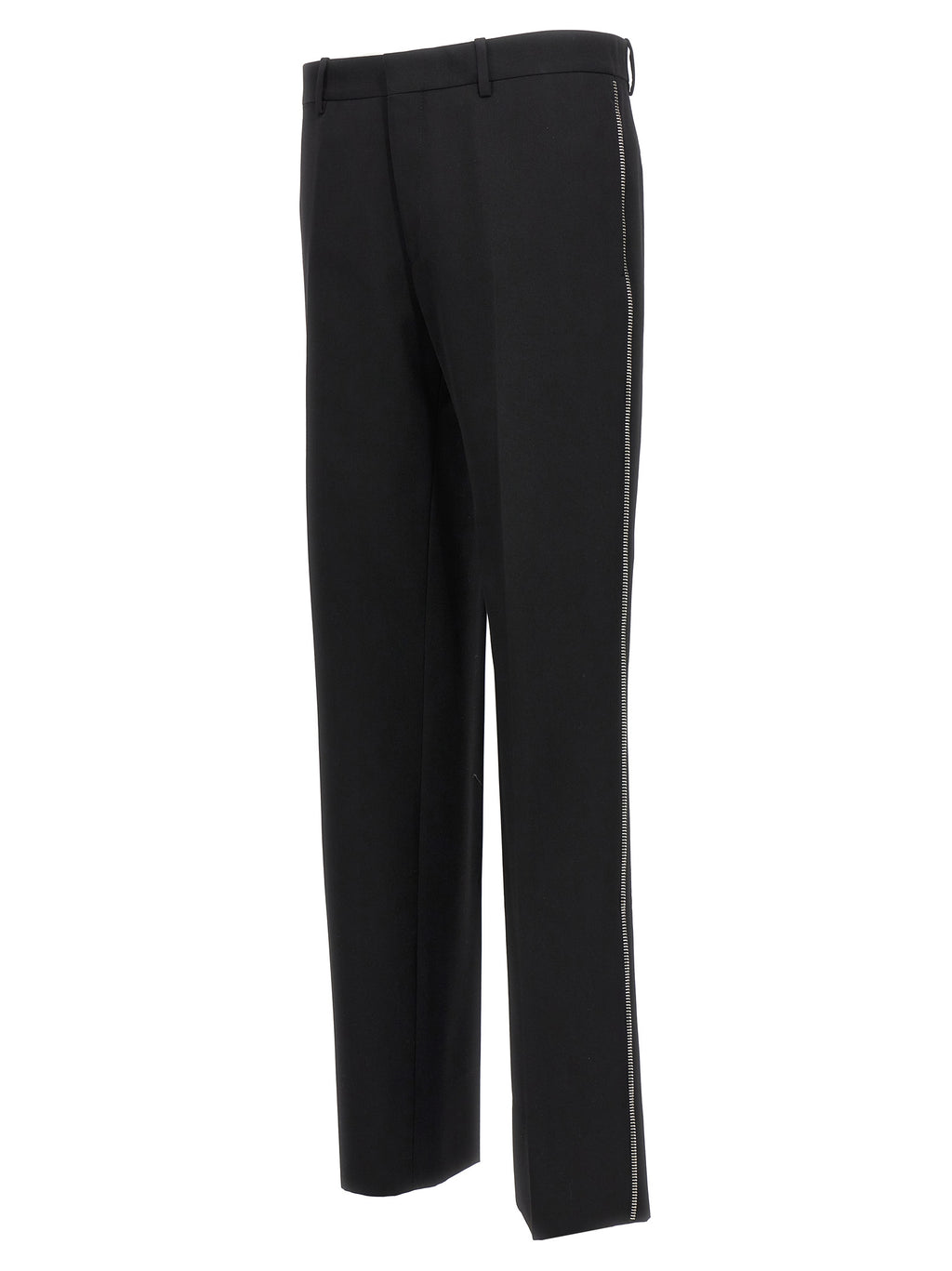 Black Virgin Wool Dress Pants