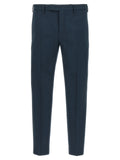 Blue Virgin Wool Dress Pants