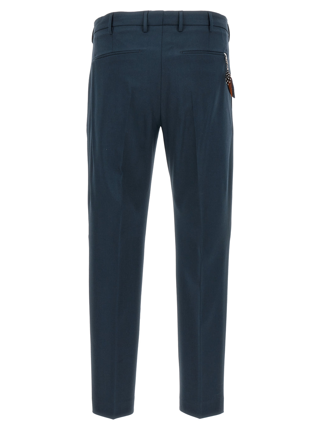 Blue Virgin Wool Dress Pants