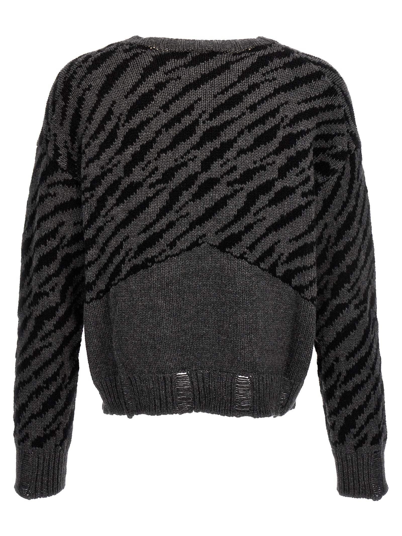 Multicolor Wool Cardigan