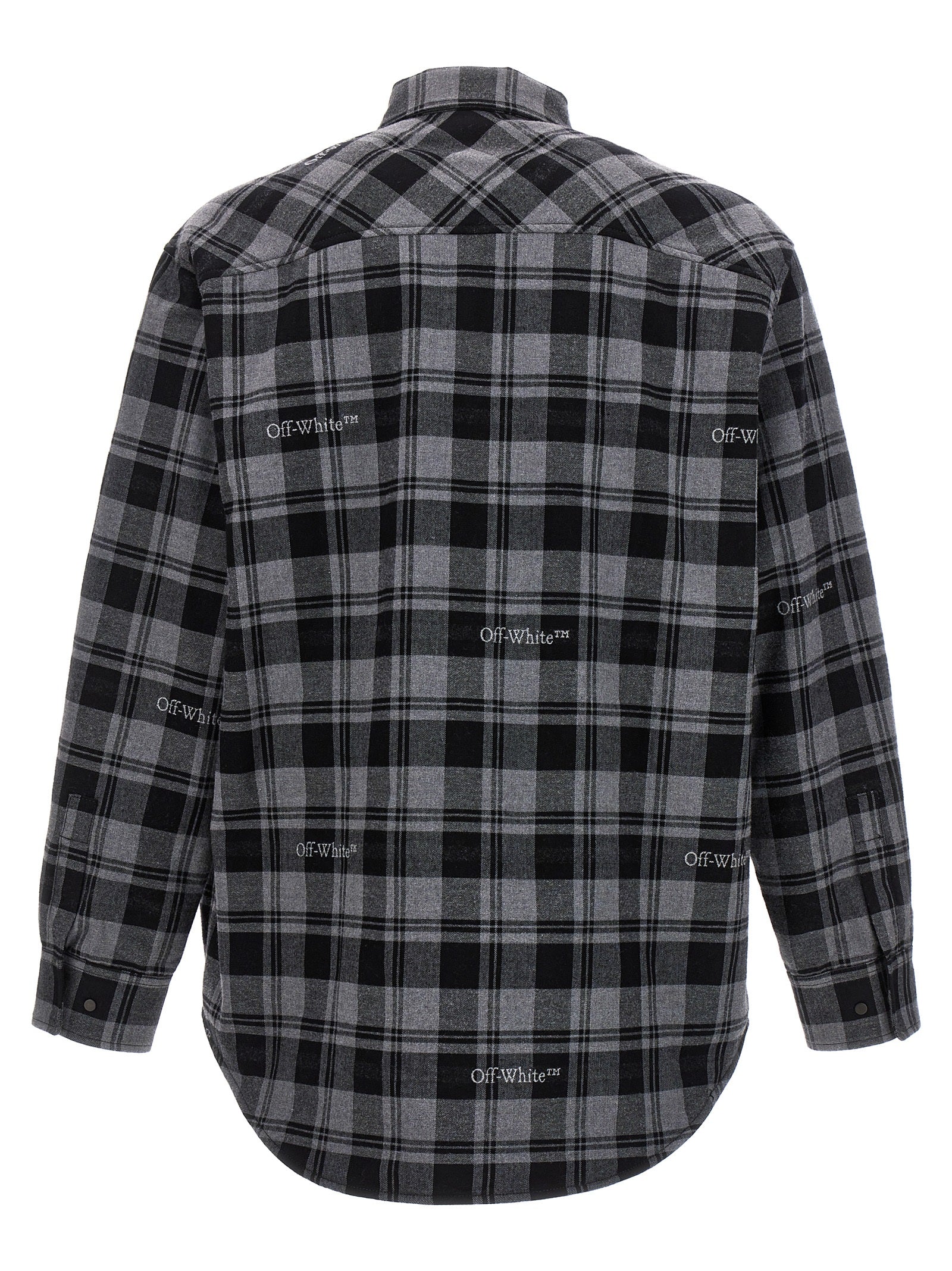 Gray Cotton Shell Jacket
