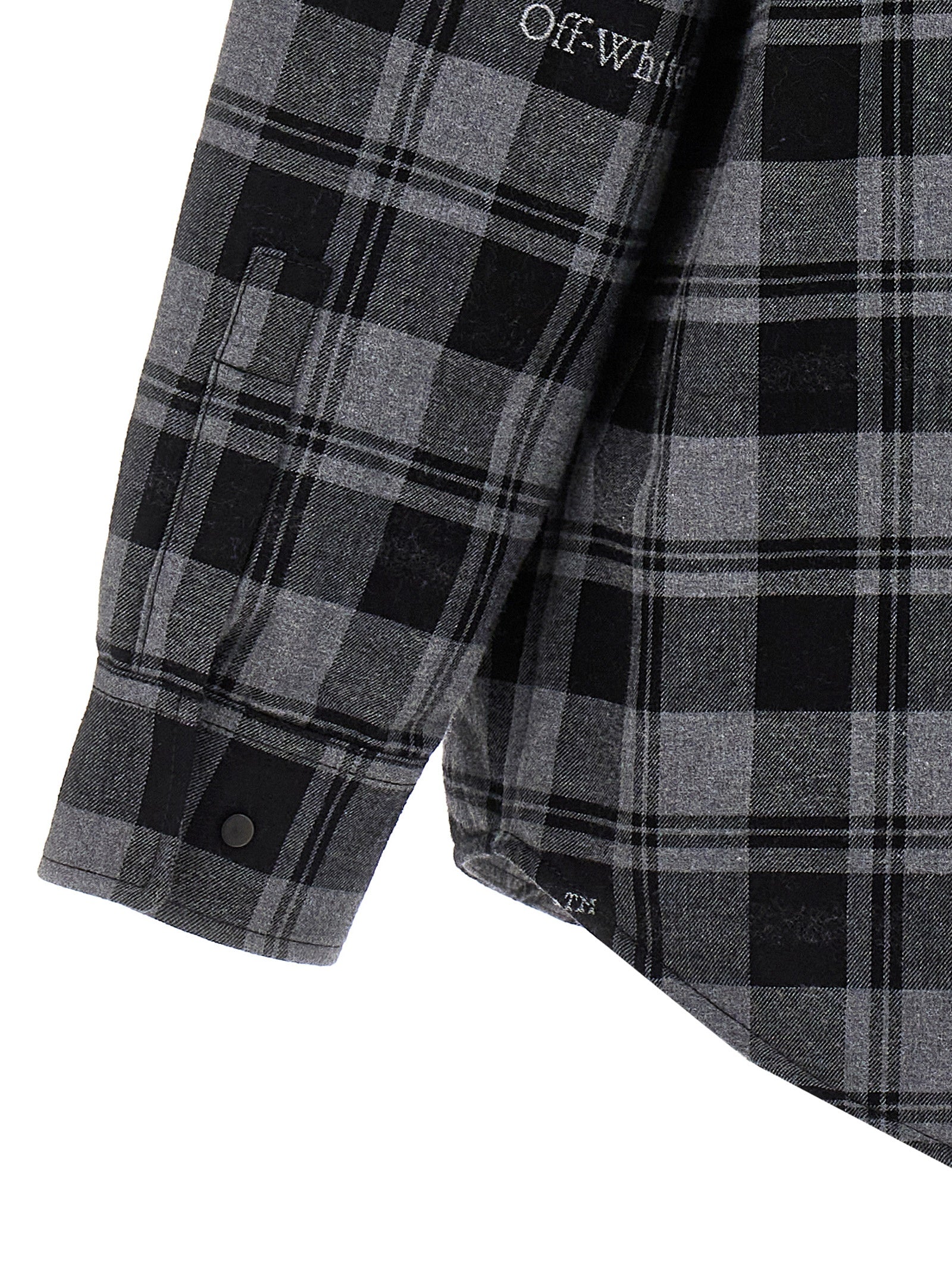 Gray Cotton Shell Jacket