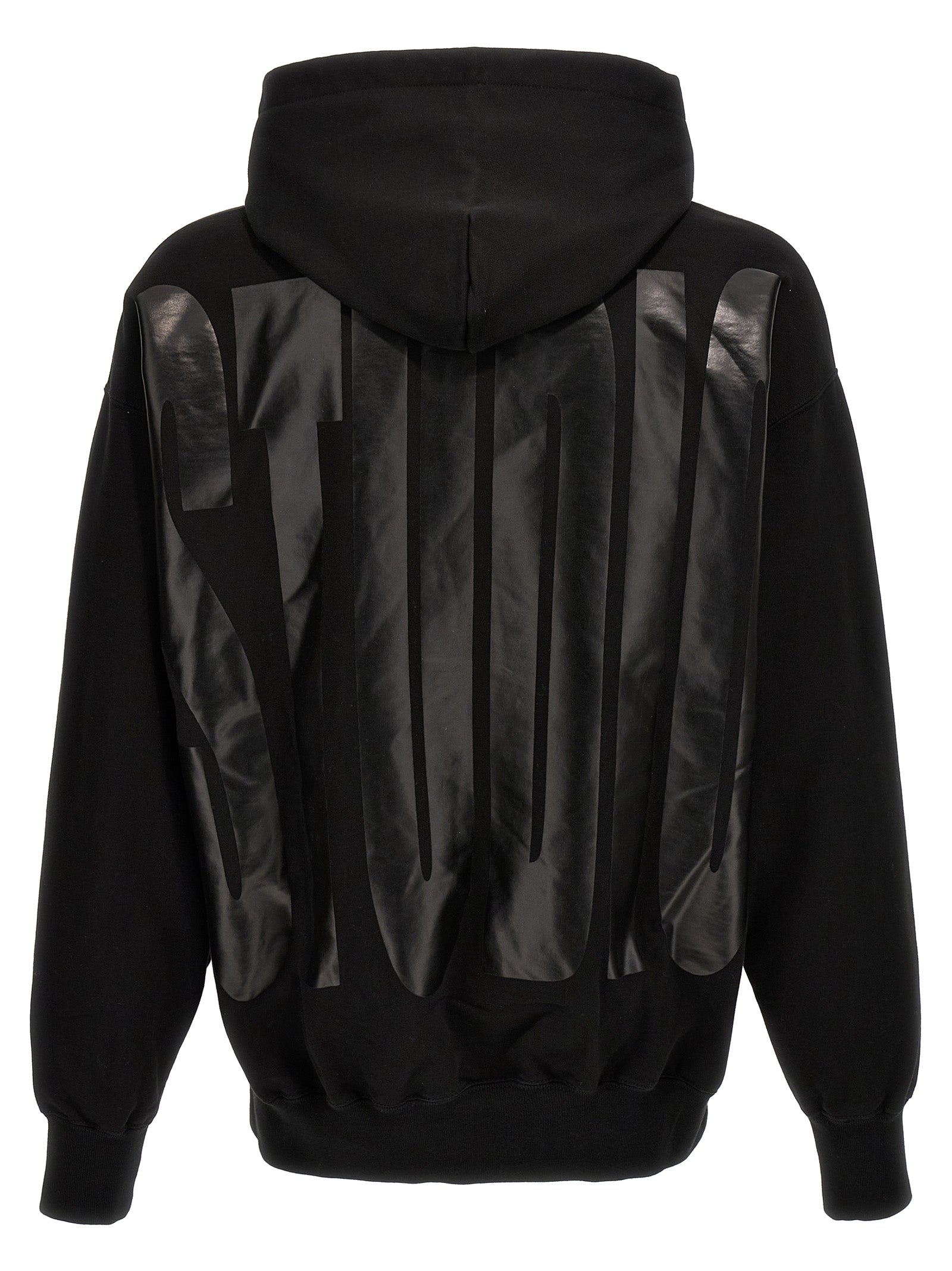 Black Cotton Sweatshirt