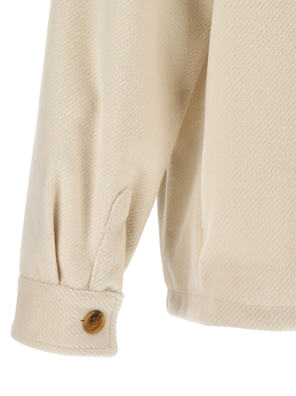 White Polyester Jacket