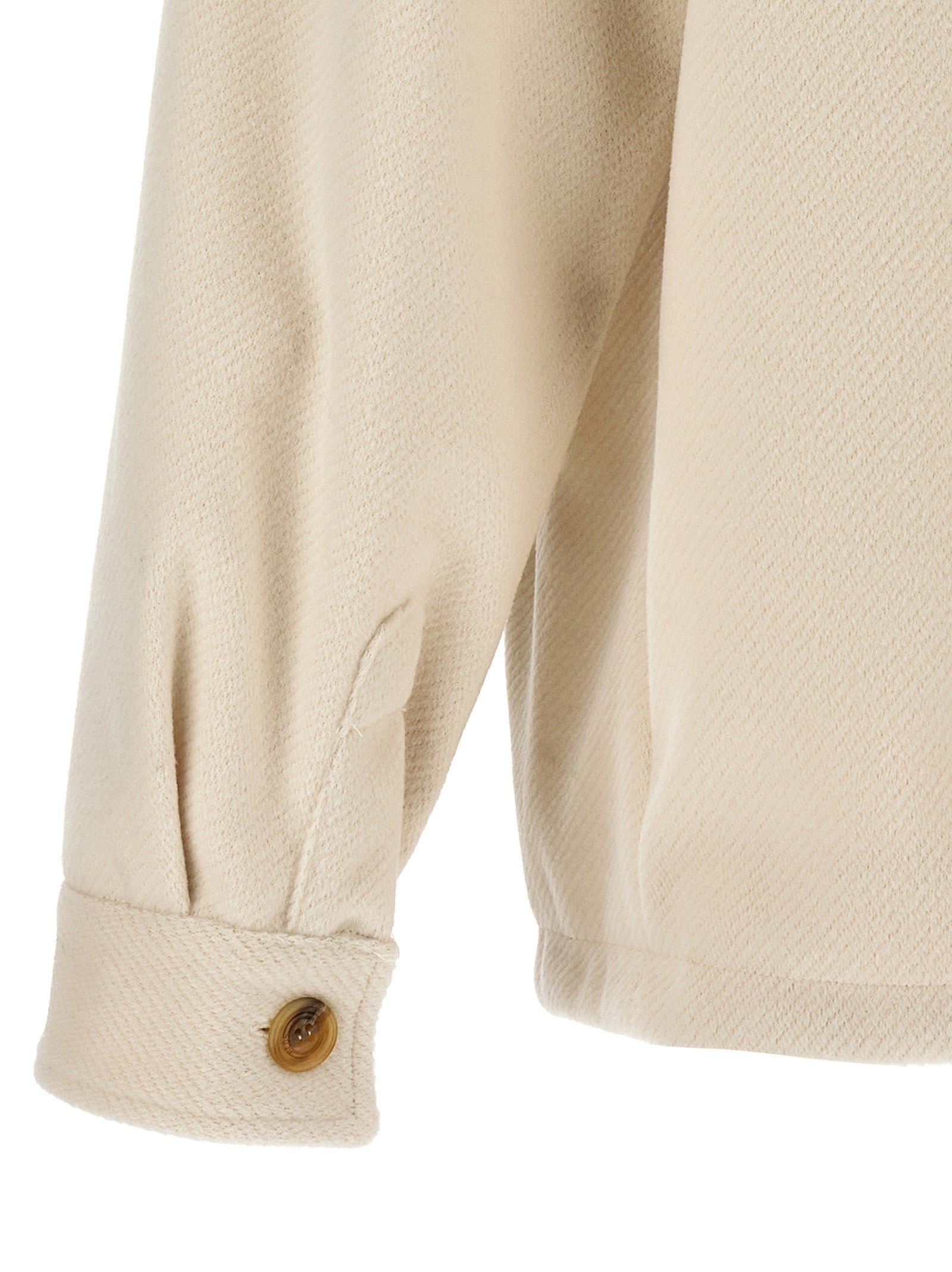 White Polyester Jacket