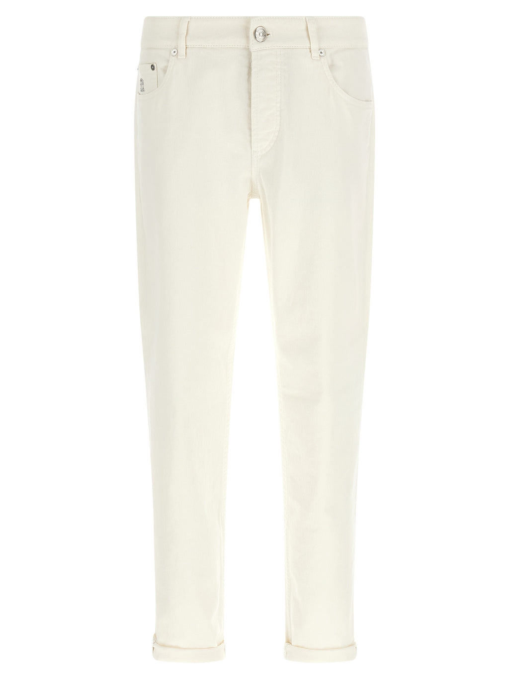 White Cotton Jeans Denim