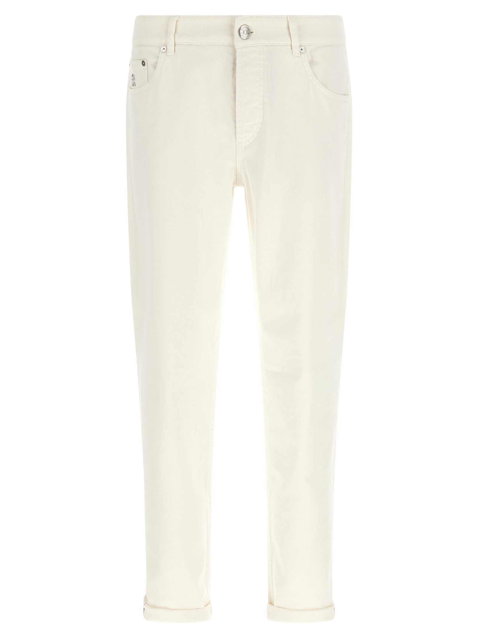 White Cotton Jeans Denim