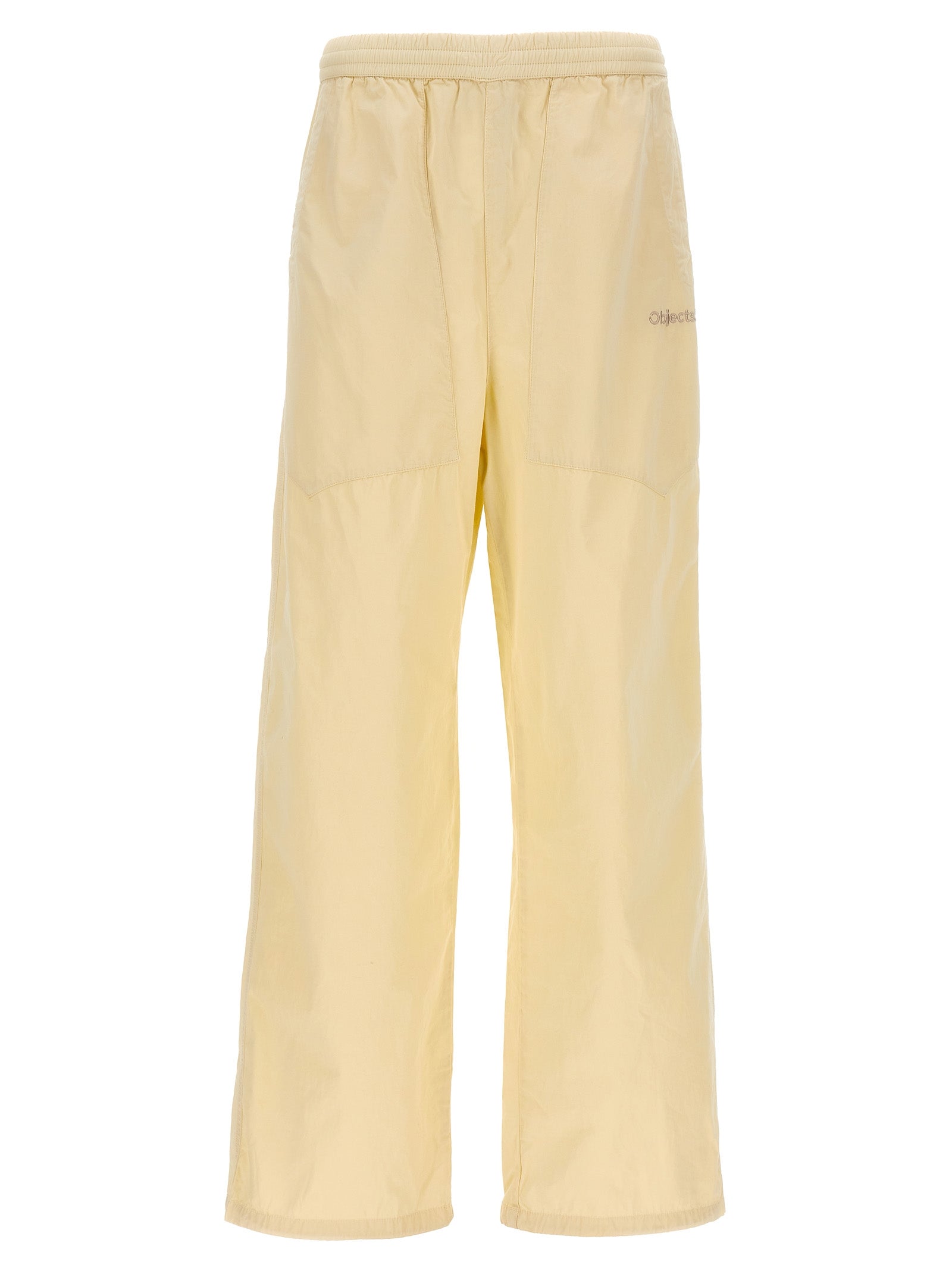 White Cotton Casual Pants