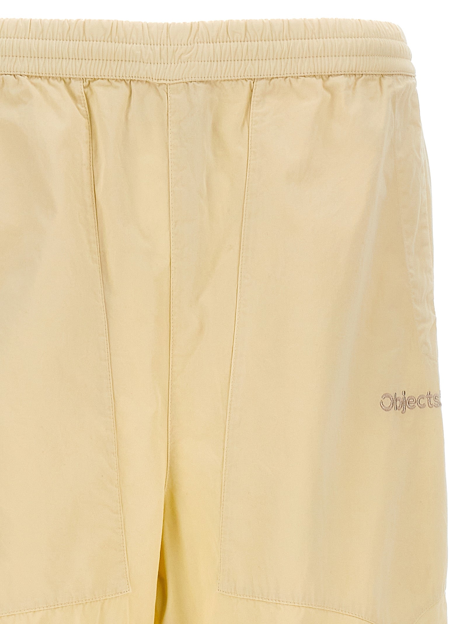 White Cotton Casual Pants