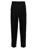 Black Virgin Wool Dress Pants