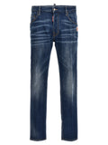Blue Cotton Relaxed Fit Jeans