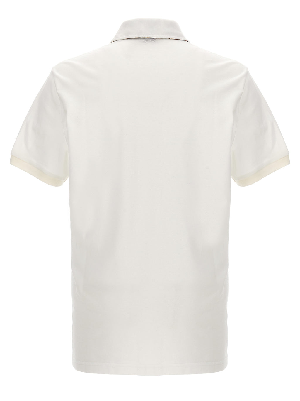 White Cotton Polo Shirt