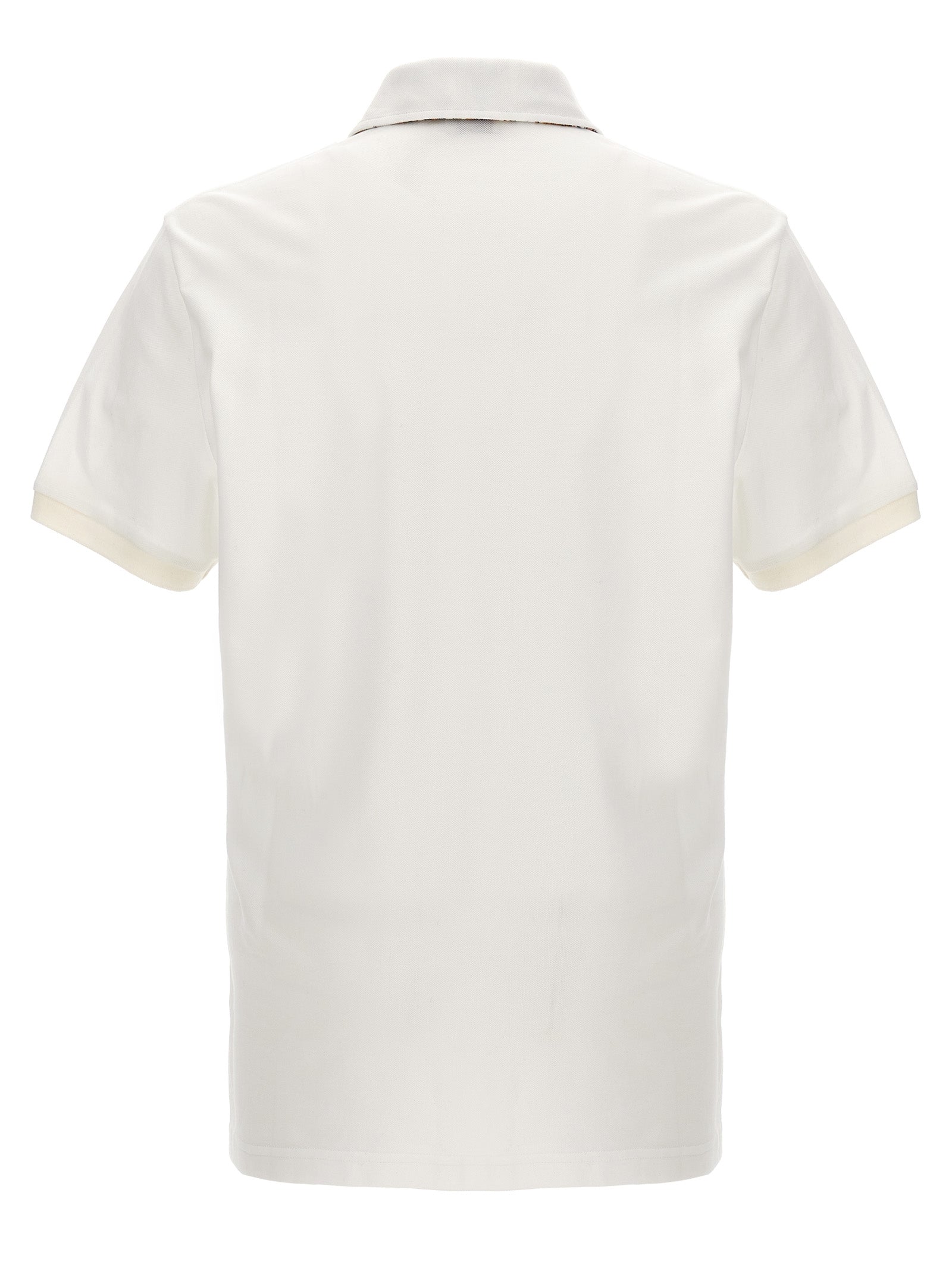 White Cotton Polo Shirt