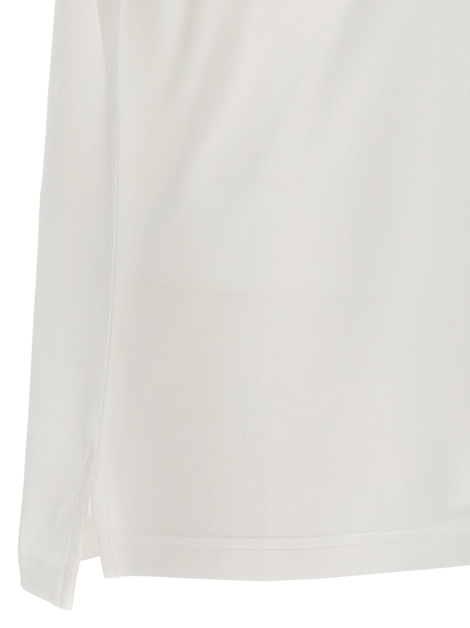 White Cotton Polo Shirt
