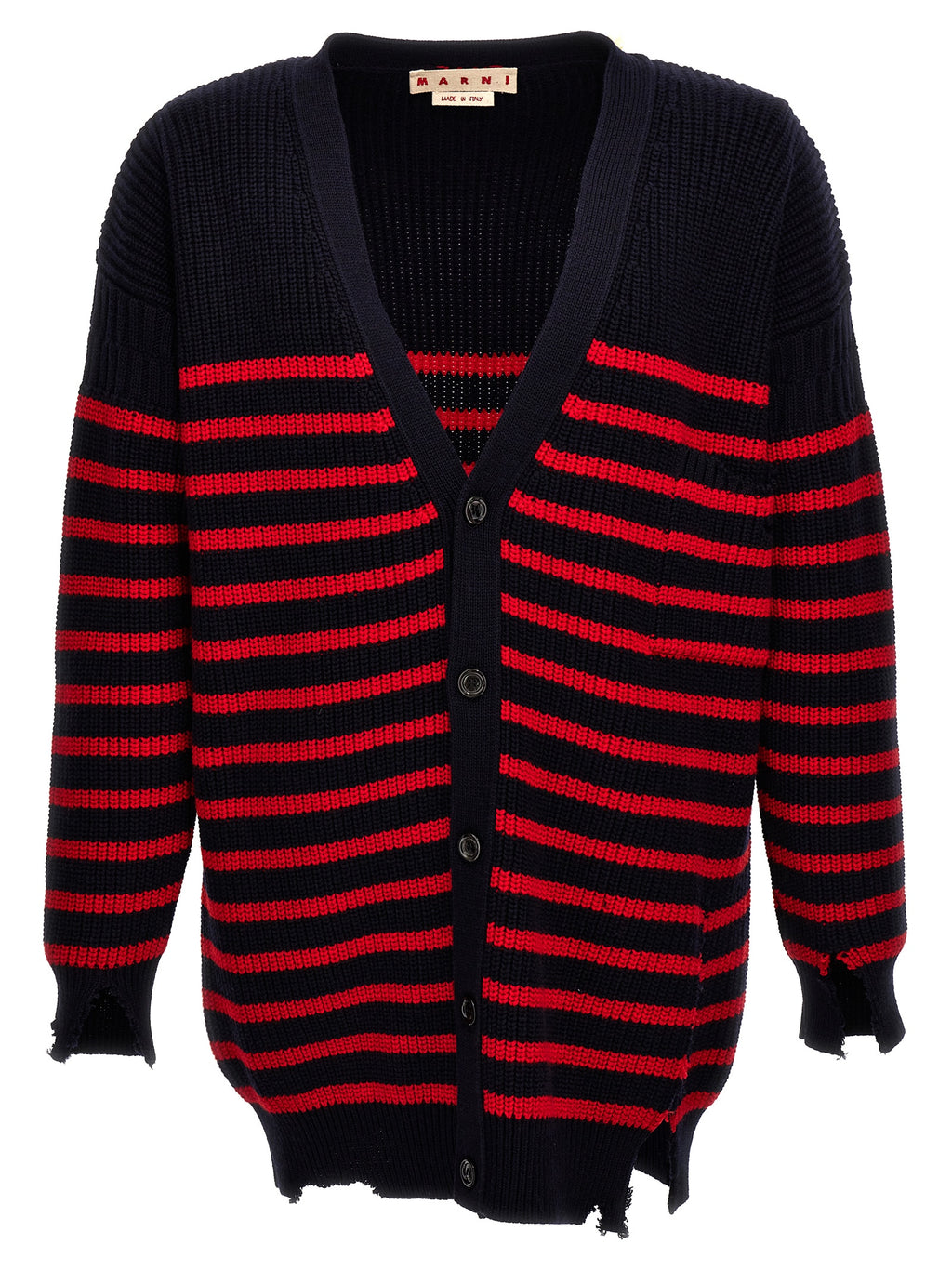 Multicolor Virgin Wool Cardigan