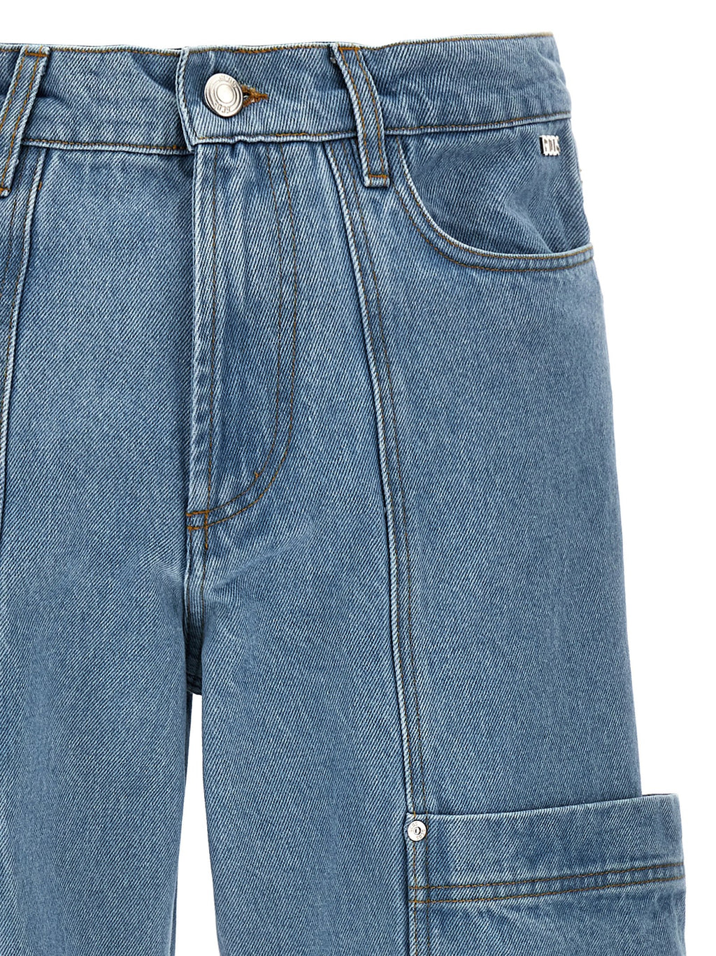 Blue Cotton Jeans Denim
