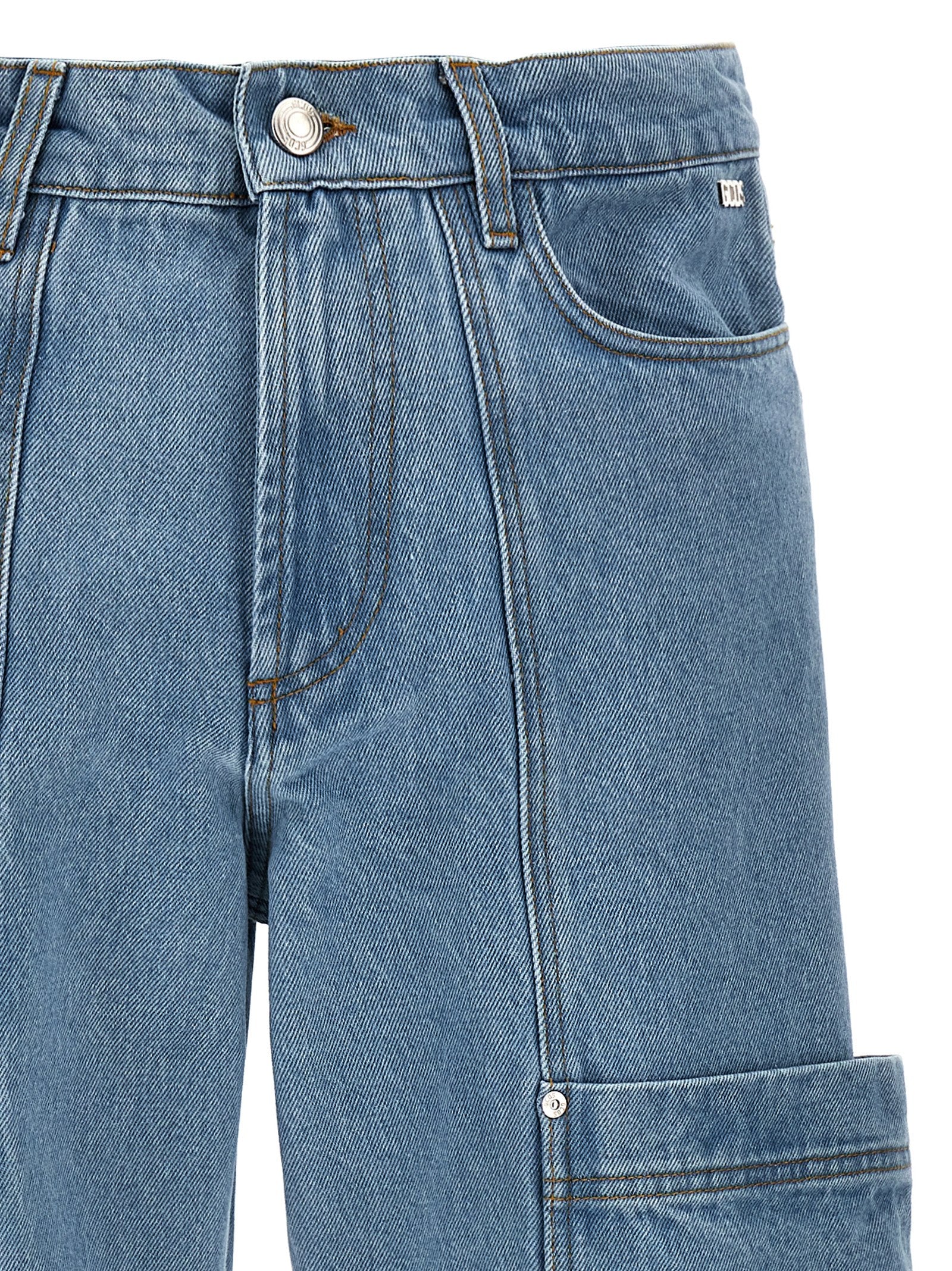 Blue Cotton Jeans Denim