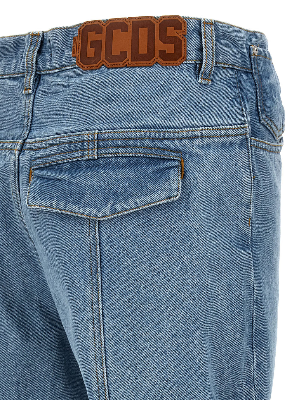 Blue Cotton Jeans Denim