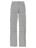Bicolor Cotton Cargo Pants