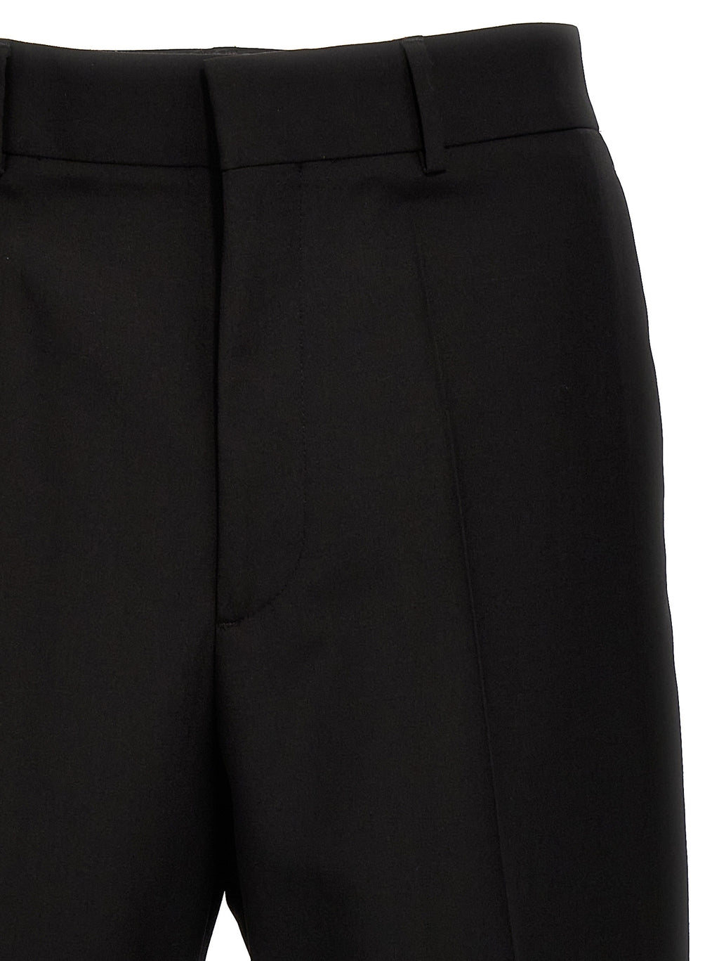 Black Virgin Wool Dress Pants