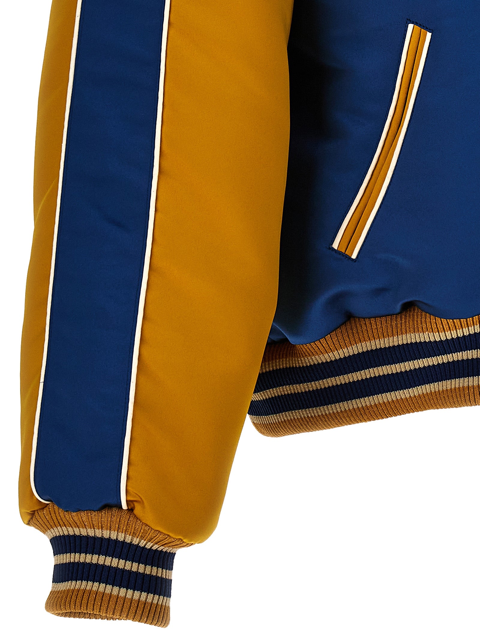 Multicolor Polyester Bomber