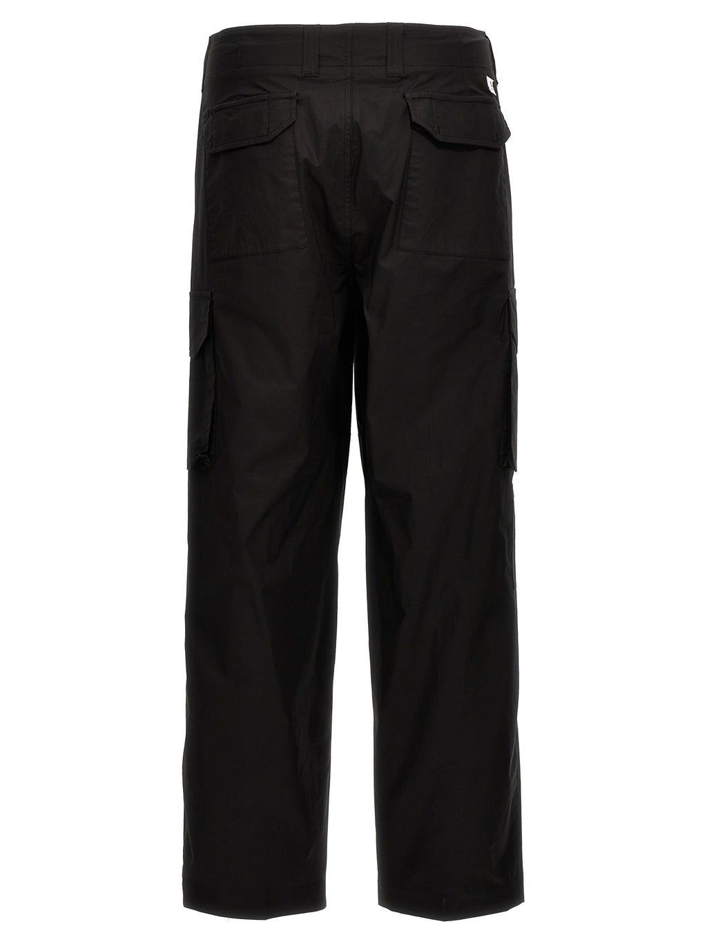 Black Cotton Cargo Pants