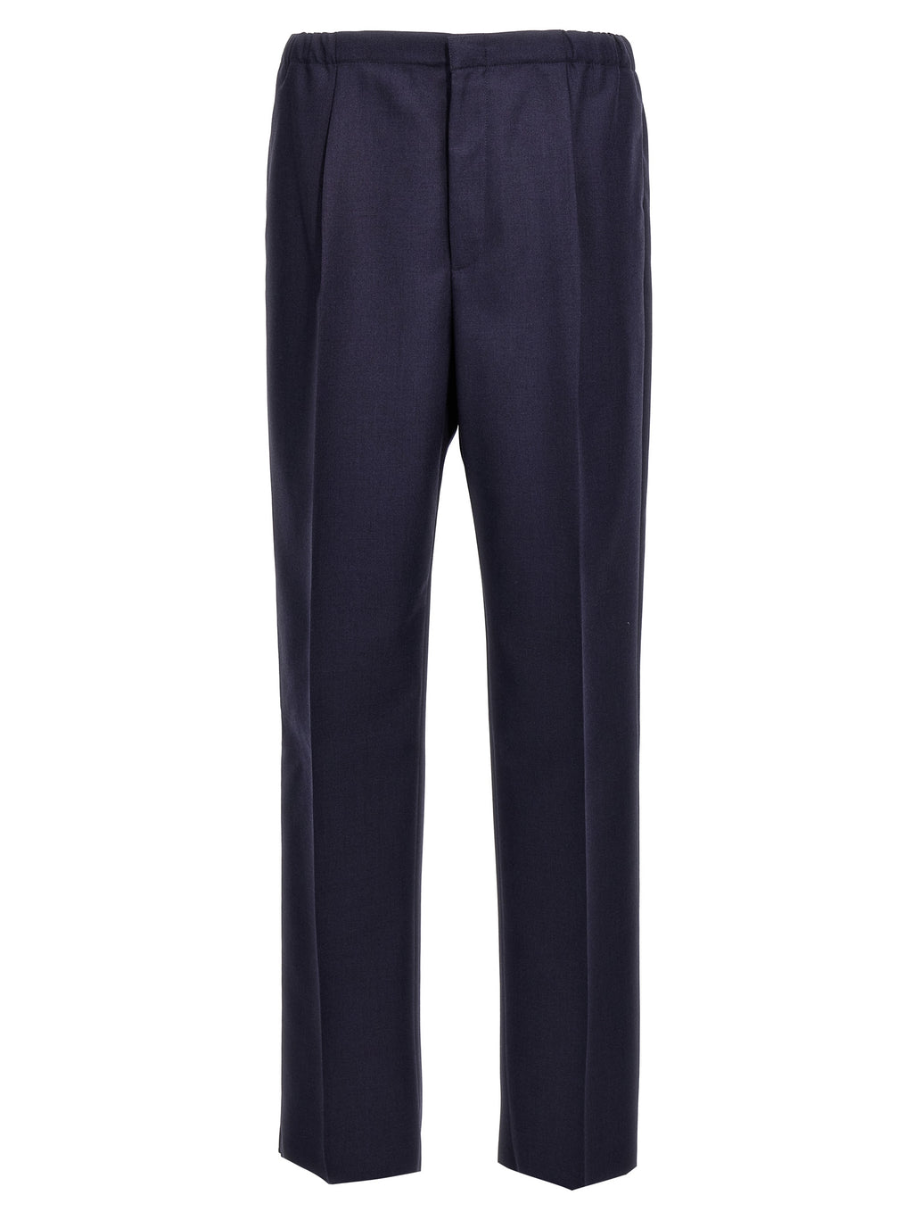 Blue Virgin Wool Pants