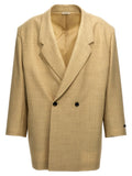 Beige Wool Blazer