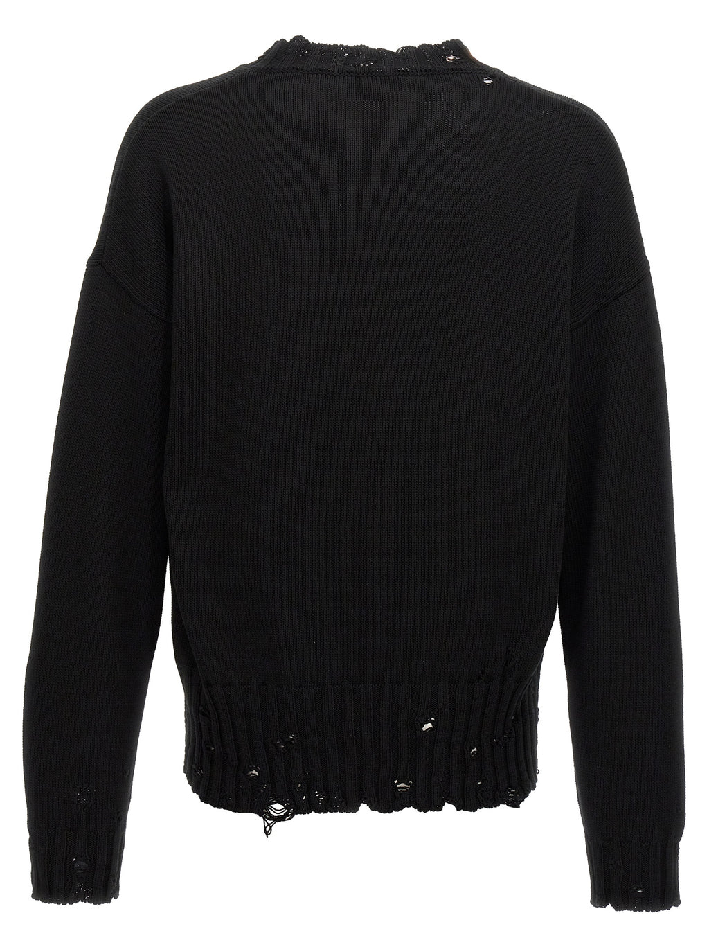 Black Cotton Cardigan