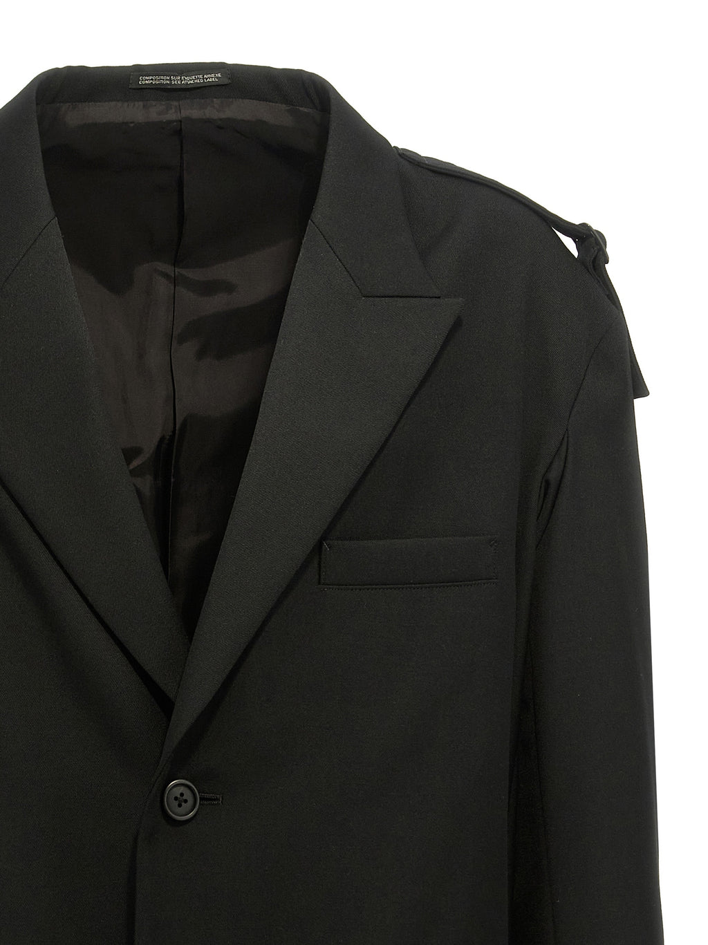 Black Wool Blazer