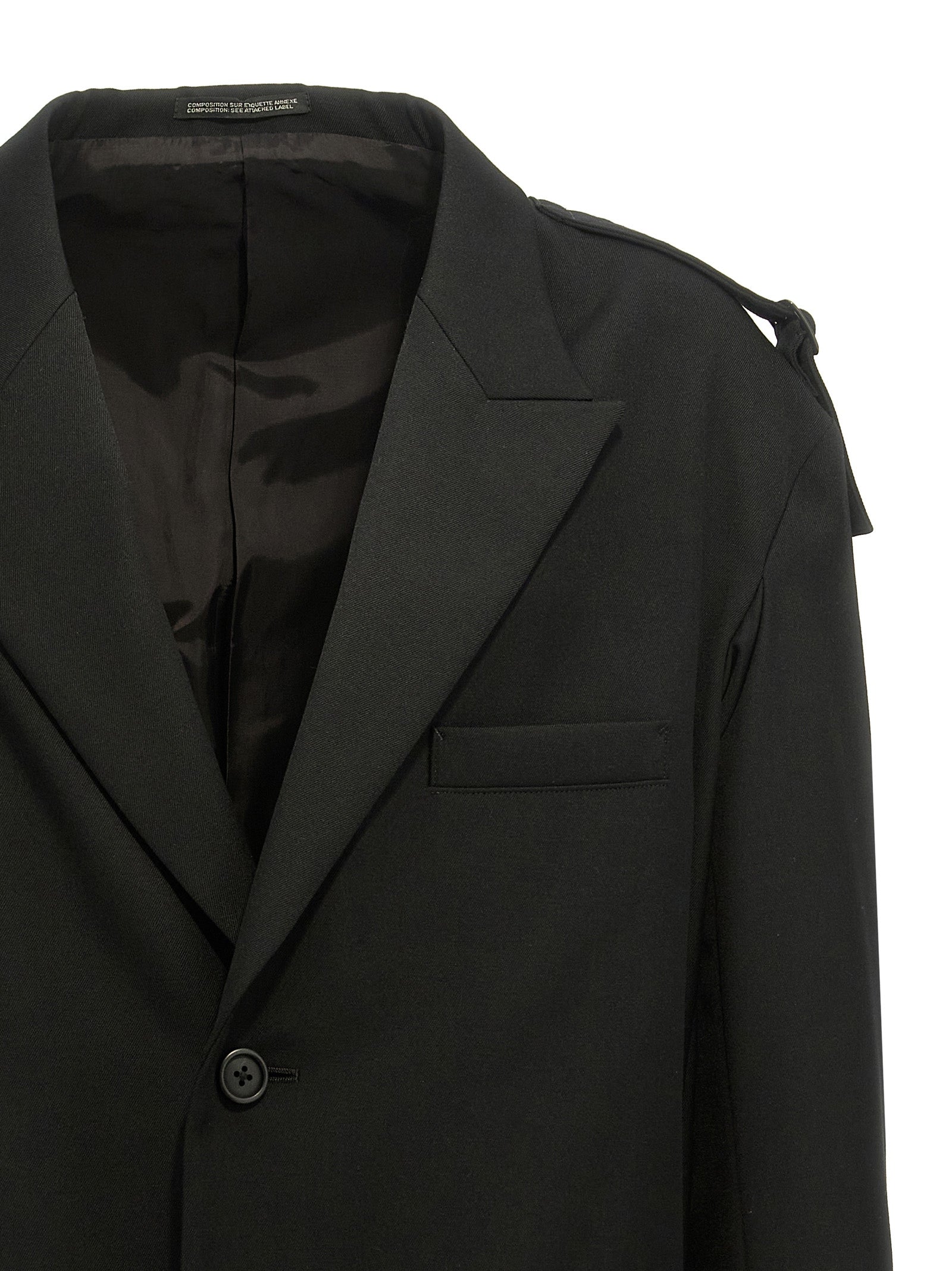 Black Wool Blazer
