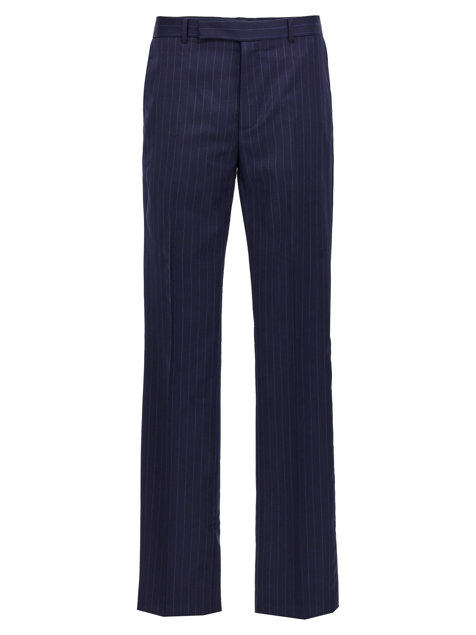 Blue Wool Dress Pants