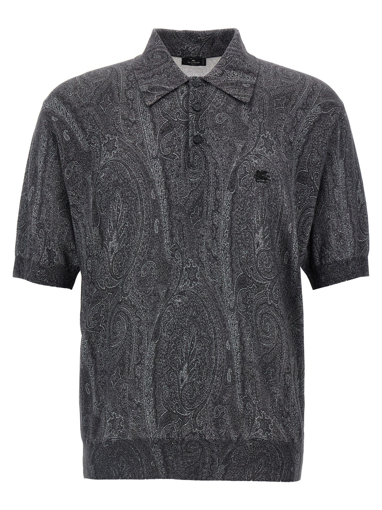 Multicolor Silk Polo Shirt