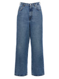 Blue Cotton Jeans Denim
