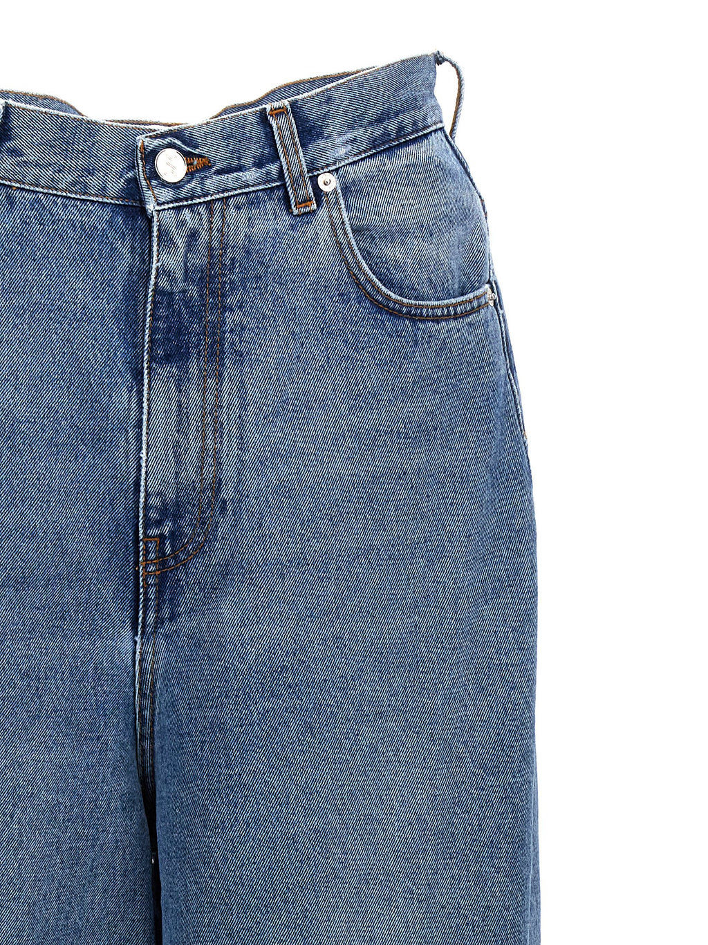 Blue Cotton Jeans Denim