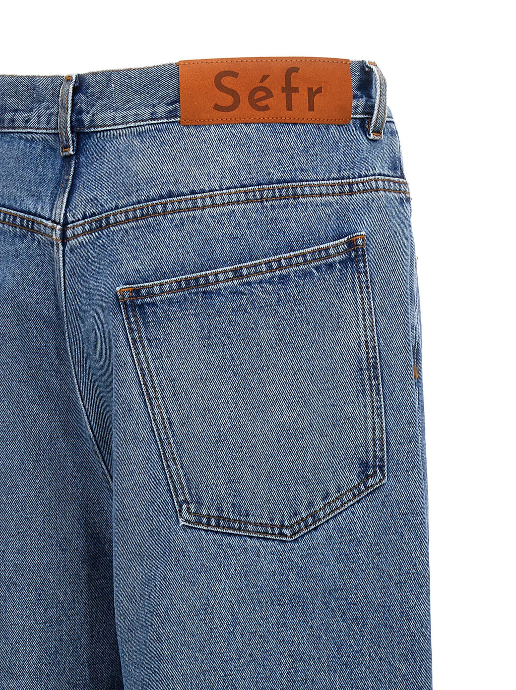 Blue Cotton Jeans Denim