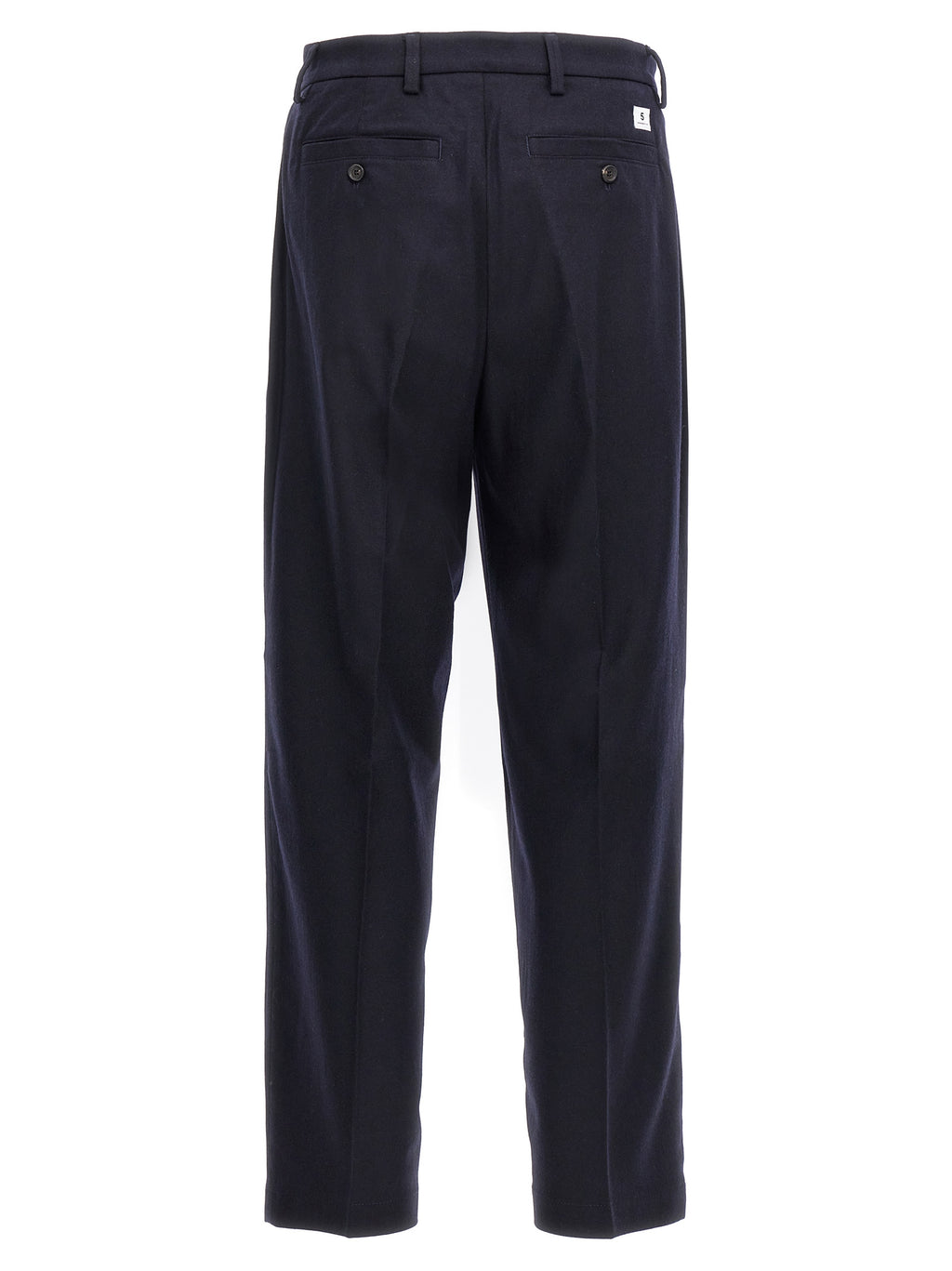 Blue Wool Dress Pants