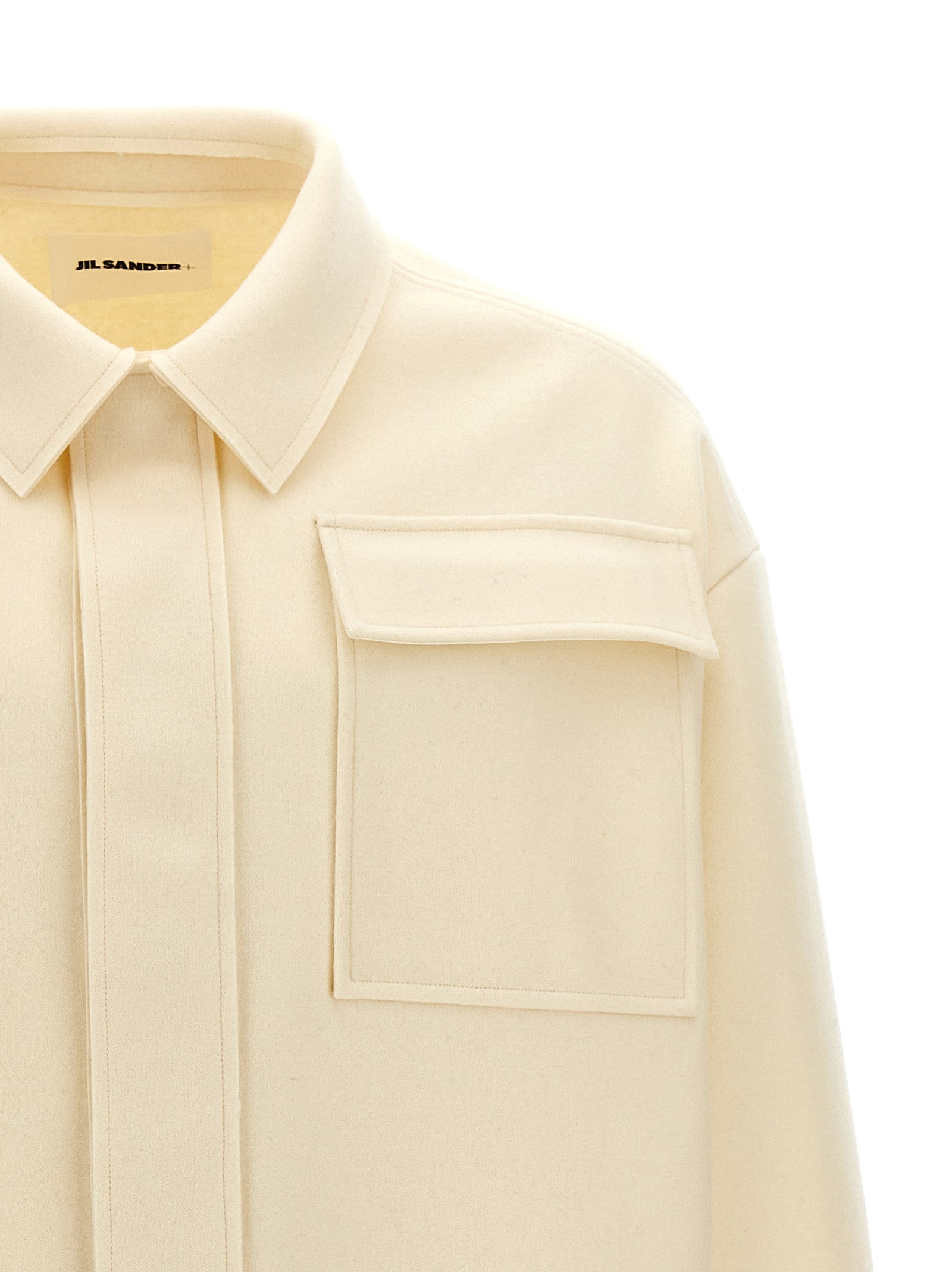 White Wool Blouse