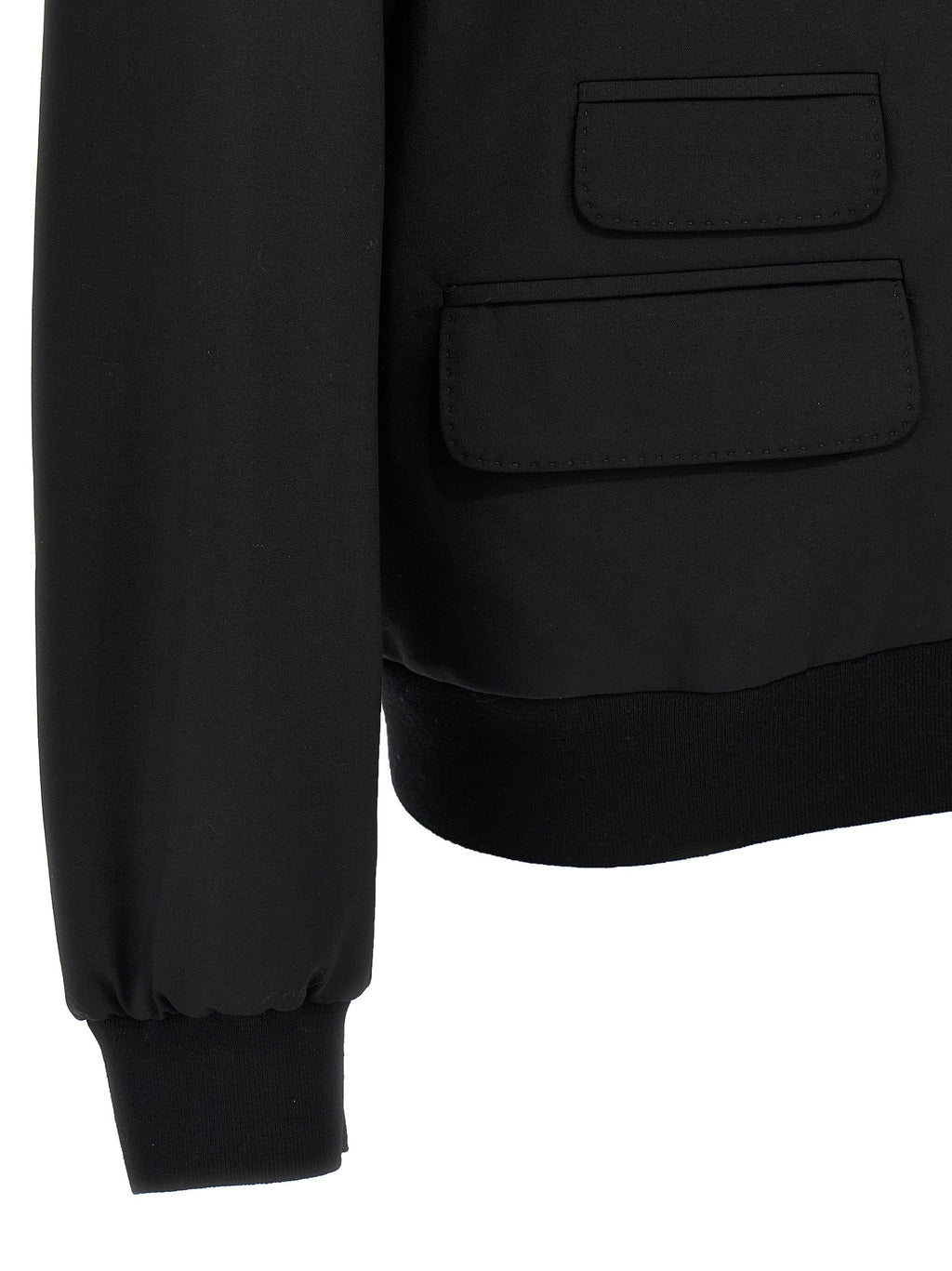 Black Wool Cardigan