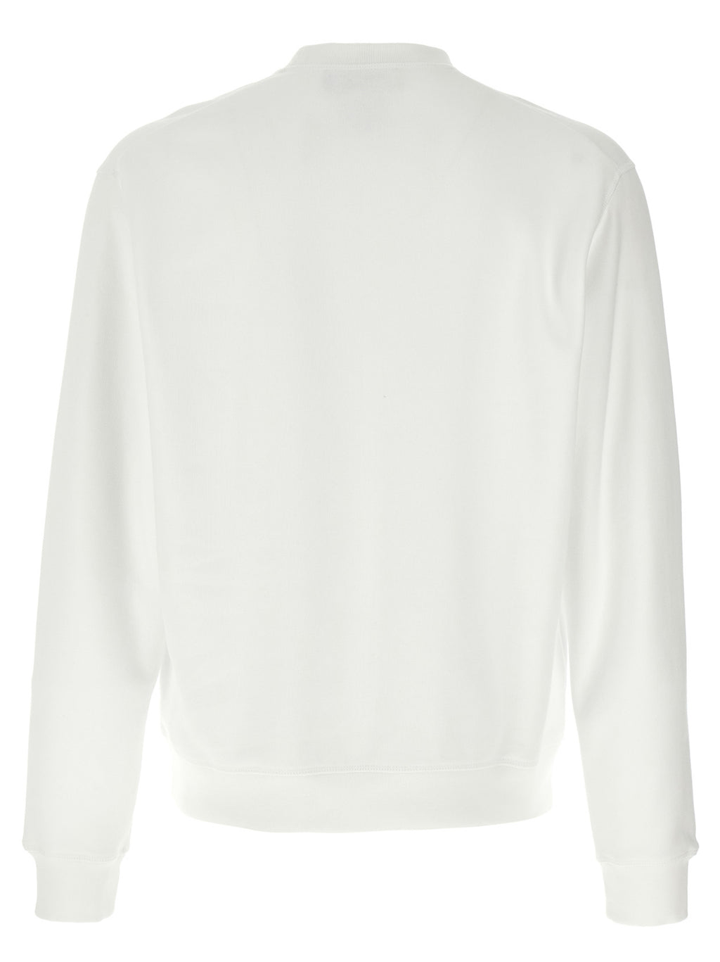 White Cotton Sweatshirt