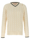 White Cotton Cardigan
