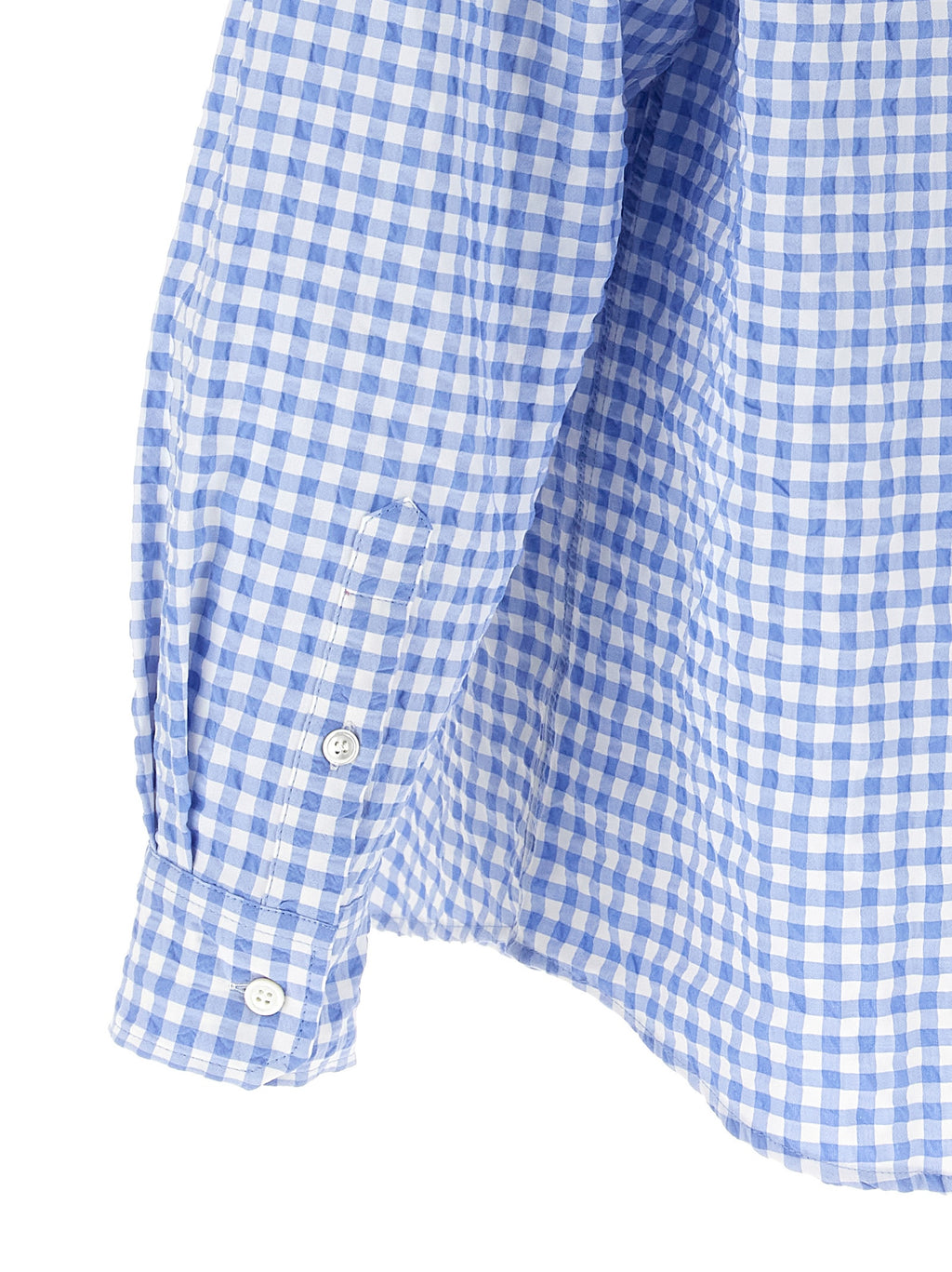 Blue Polyamide Blouse