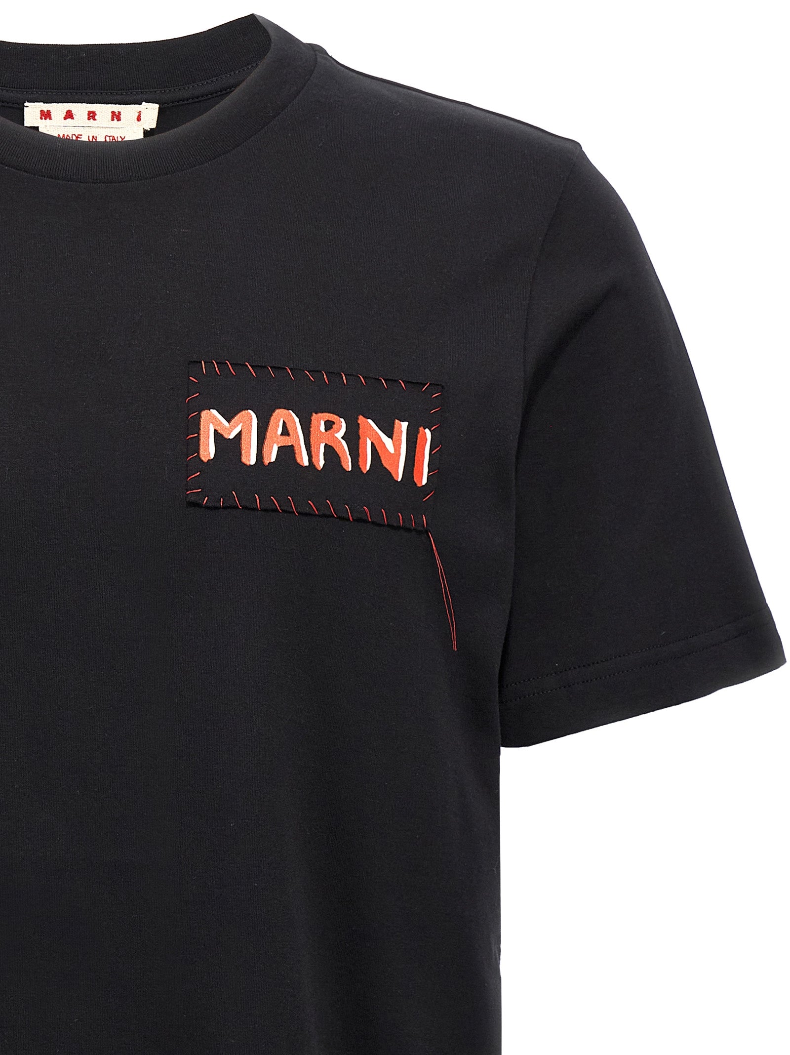 Black Cotton T-Shirt