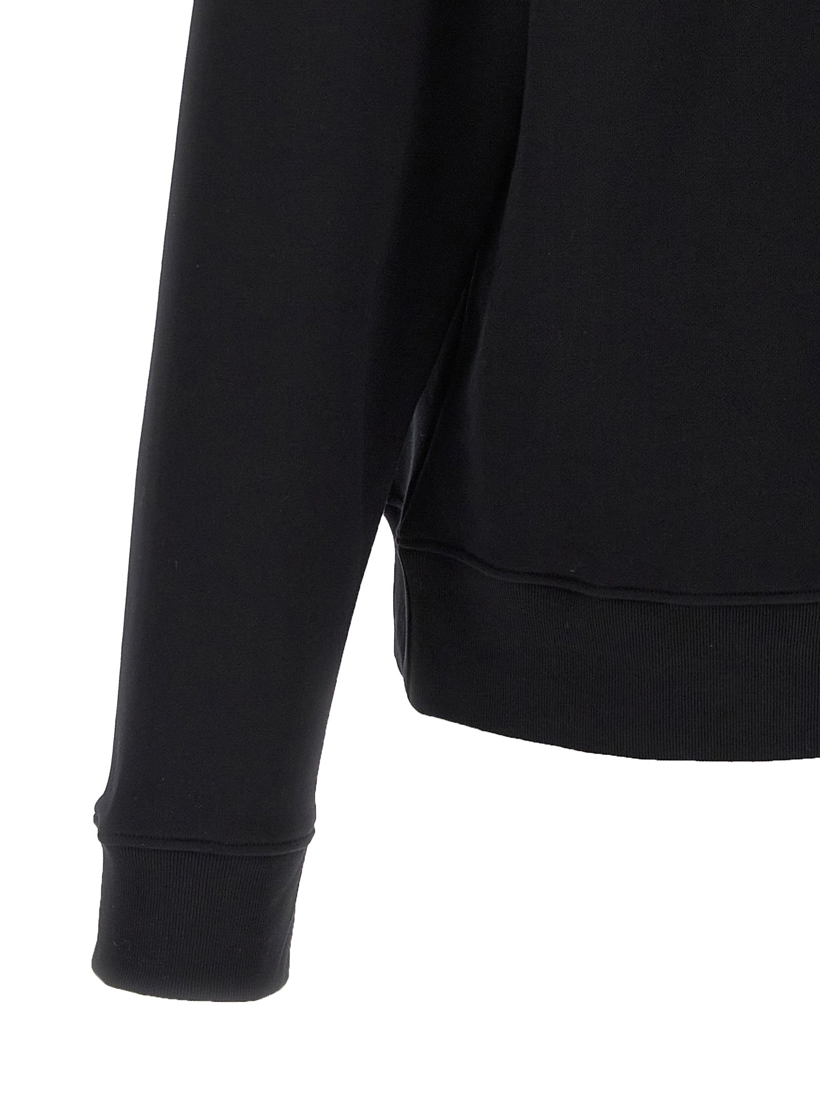 Black Cotton Sweatshirt