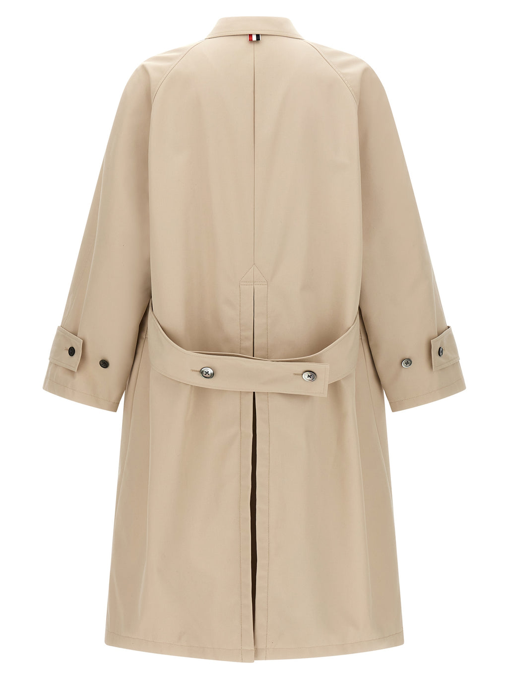 Beige Polyester Coat