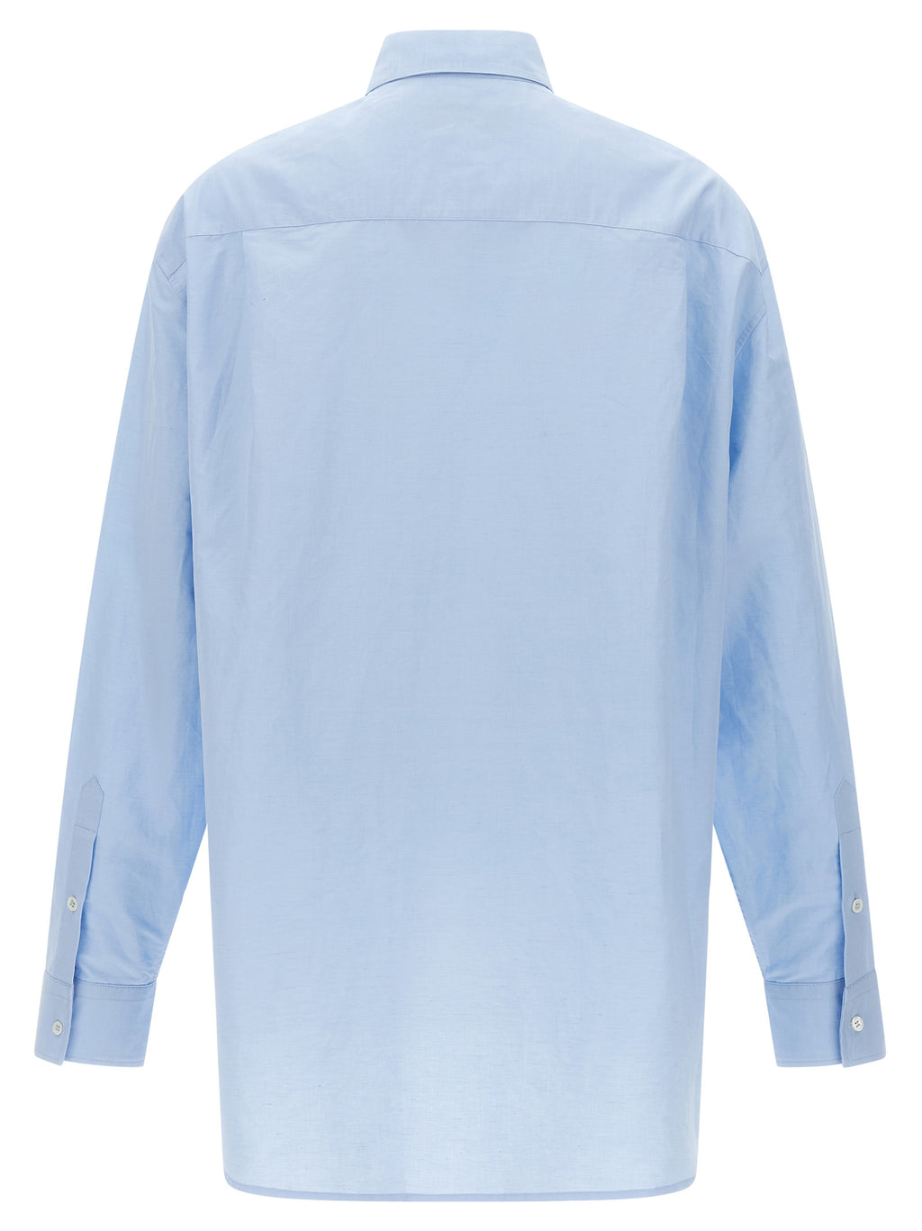 Blue Linen Blouse