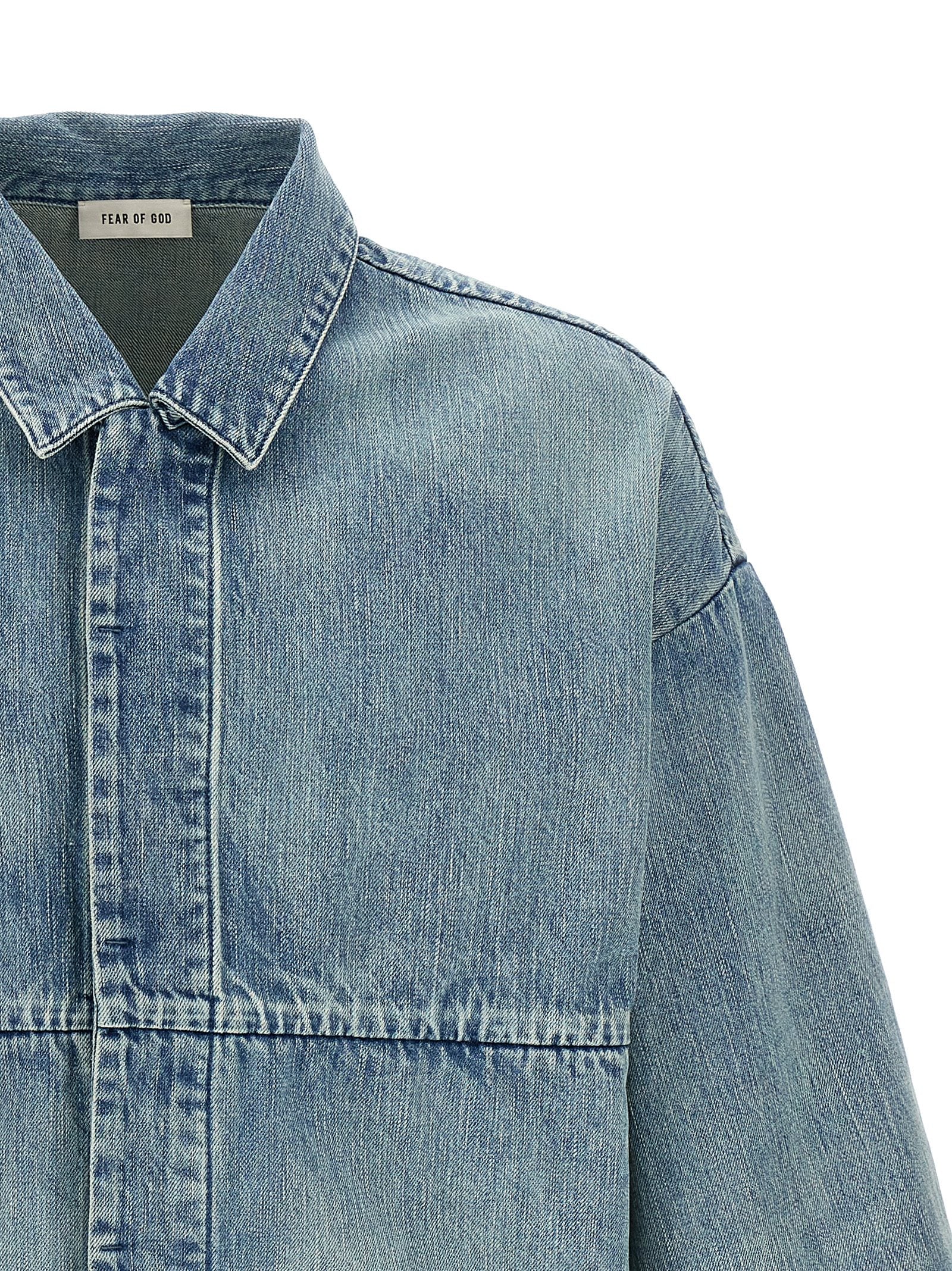 Blue Cotton Denim Jacket