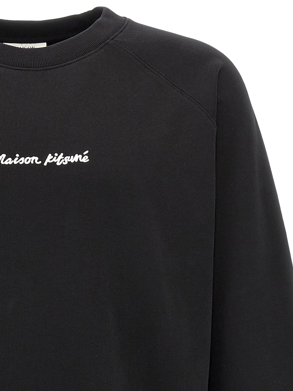 Black Cotton Sweatshirt