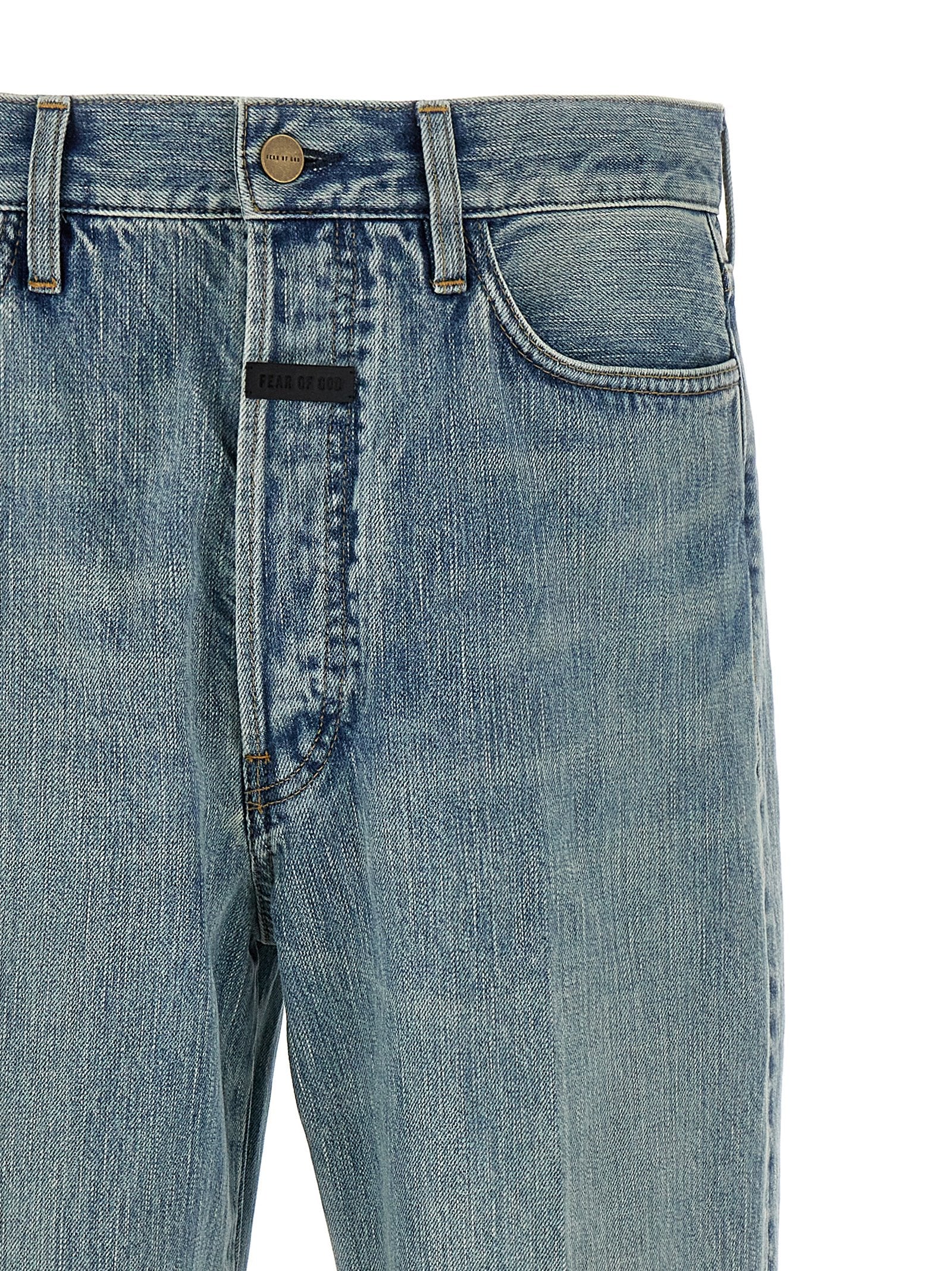 Blue Cotton Jeans Denim